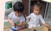 プレイパークで遊ぶ子どもたち