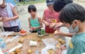 こども合宿での食事づくり