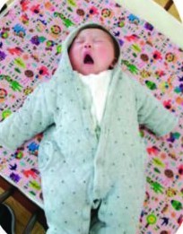 ぐっすり眠る赤ちゃん
