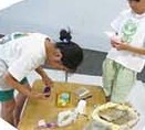 工作コーナーの様子